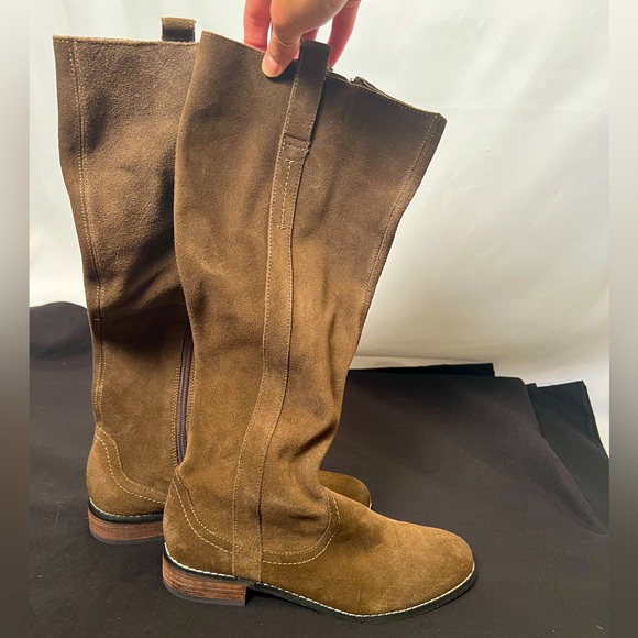 Soft real leather knee high boots - Picture 2 of 13